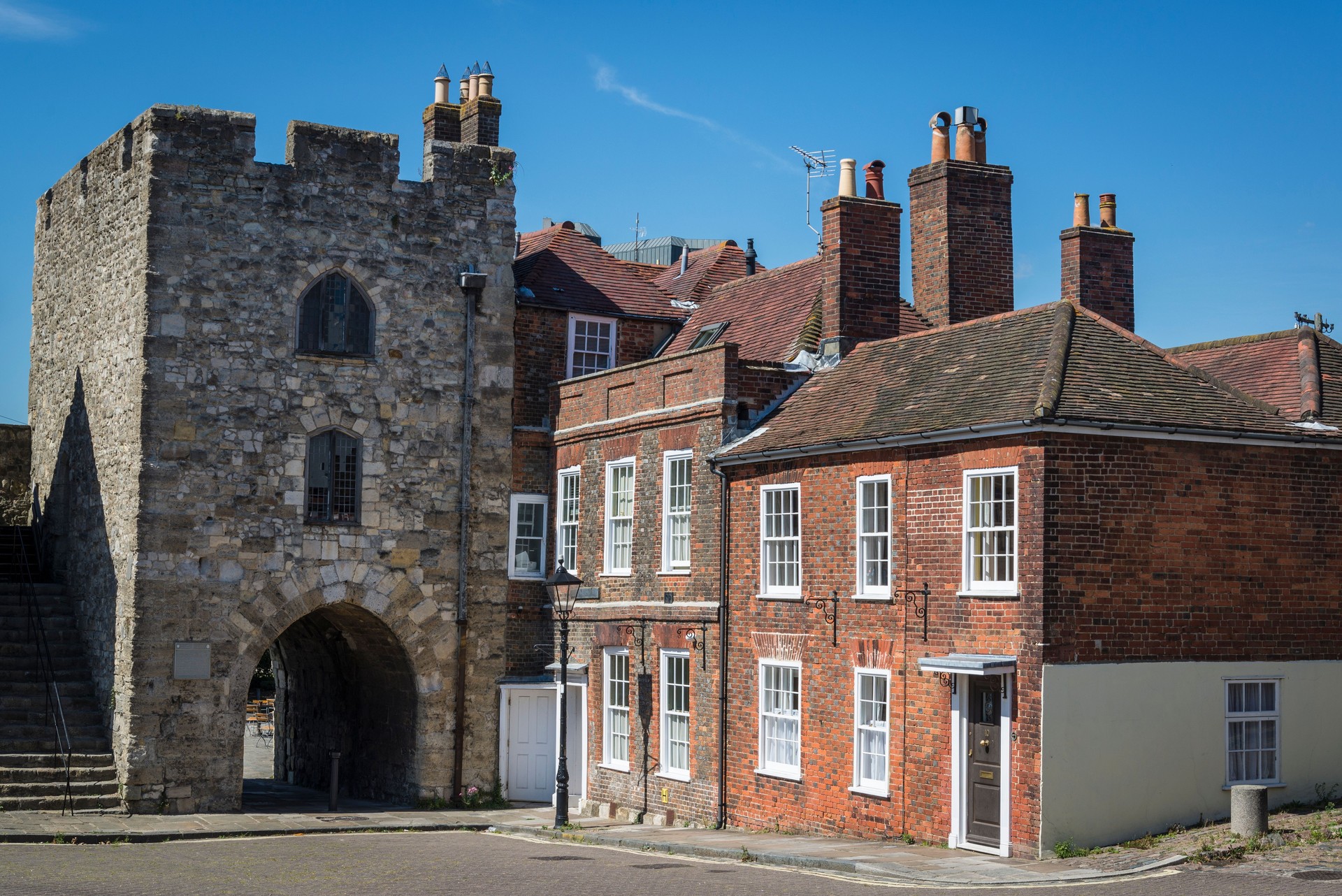 West Gate, Medieval Town Walls, Southampton, Hampshire, England, UK